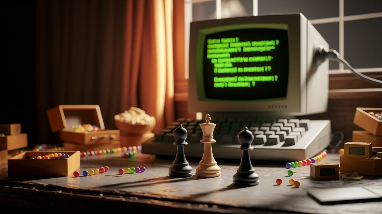 ♙Solving a Childhood Mystery: How BASIC Games Learned to Win
