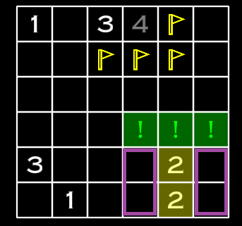 This is the screen when using hints. Can you figure out what it means now?